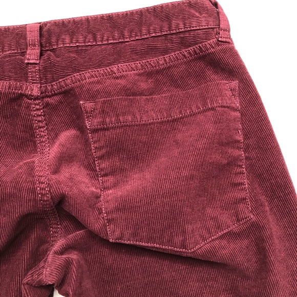 J. Crew Factory Maroon Matchstick Corduroy Jeans - Picture 8 of 8